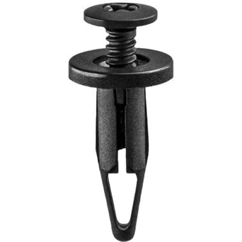 Auveco Push In Retainer 7mm CAPS20943 Black Nylon Hole Size GM PK 15