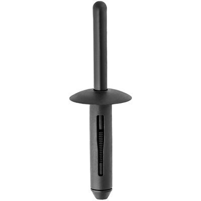 Auveco Rivets Black Plastic CAPS21028 1/4 1-1/8 Grip PK 25