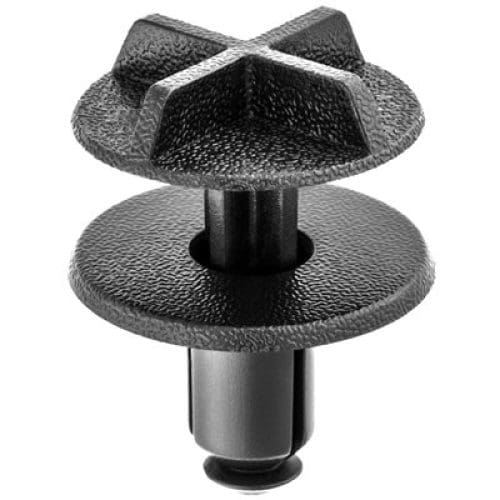 Auveco Push In Retainer 9mm CAPS21176 Black Nylon Hole Size GM PK 10