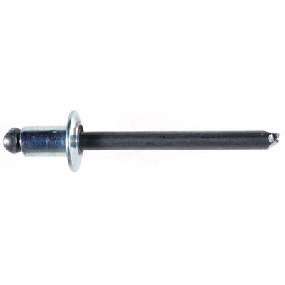 Auveco Rivets Steel Flange CAPS21184 1/16 X 1/8 3/8 PK 100