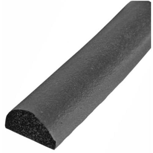 Auveco Rubber Products Sponge Rubber Half Round CAPS4738 1/2 PK 50 Ft