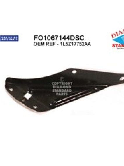 FO1067144DSC Passenger Side Front Bumper Bracket Mounting