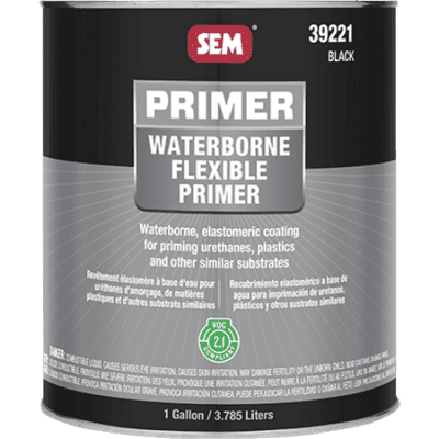 SEM Waterborne Flexible Primer Black Gallon 39221