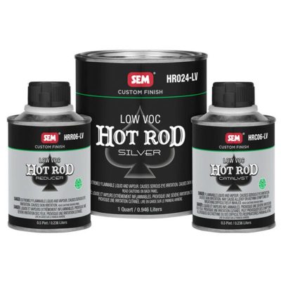 SEM Paint Hot Rod SEMHR020-LV Matte Silver Custom Finish Quart Kit