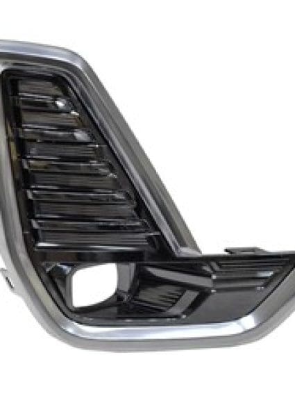 GM1039251 Front Bumper Insert Fog Light Bezel Passenger Side