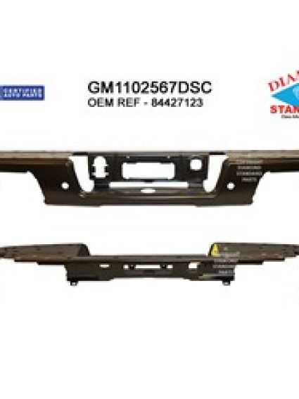 GM1102567 Rear Bumper Face Bar
