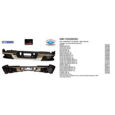 GM1103206DSC Rear Bumper Assembly