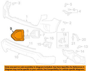 GM1038254 Front Bumper Insert Fog Light Trim Driver Side GM1038254 Front Bumper Insert Fog Light Trim Driver Side