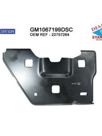 GM1067199C Front Bumper Bracket Mounting Passenger Side