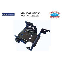GM1062102DSC Front Bumper Bracket Support Driver Side GM1062102DSC Front Bumper Bracket Support Driver Side