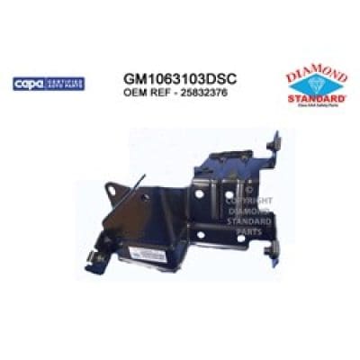 GM1063103DSC Front Bumper Bracket Mounting Passenger Side