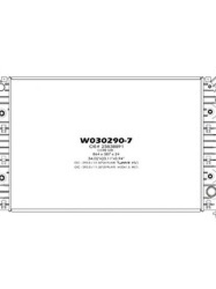 RAD13301 Cooling System Radiator