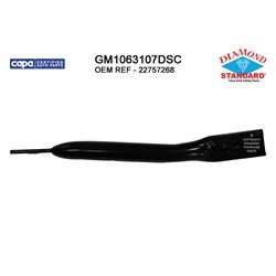 GM1063107DSC Front Bumper Bracket Face Bar Brace Passenger Side GM1063107DSC Front Bumper Bracket Face Bar Brace Passenger Side