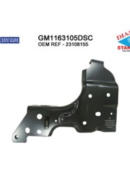 GM1163105DSC Rear Bumper Bracket Support