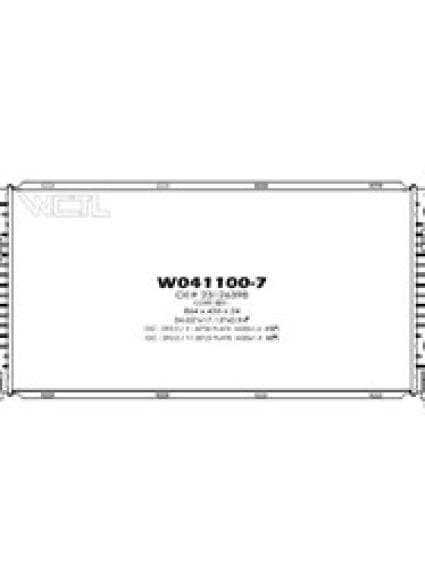 RAD13396 Cooling System Radiator