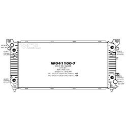 RAD13396 Cooling System Radiator RAD13396 Cooling System Radiator