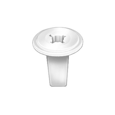Auveco Nylon Nut #6 CAPS14268 White Honda or Toyota PK 25