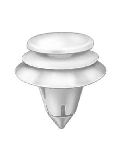 Auveco Trim Panel Retainer Chrysler CAPS19386 White Nylon PK 25