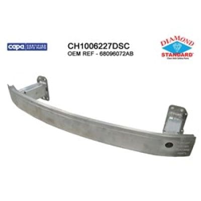CH1006227DSC Front Bumper Impact Bar