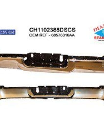 CH1102388DSC Rear Bumper Facebar