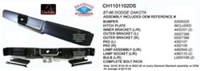 CH1101102DS Rear Bumper Step Assembly CH1101102DS Rear Bumper Step Assembly