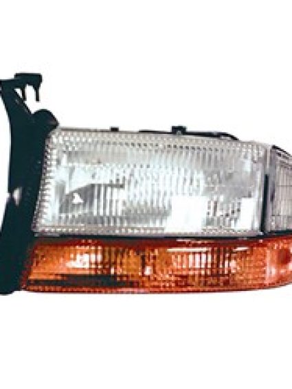 CH2502122C Front Light Headlight Assembly Driver Side