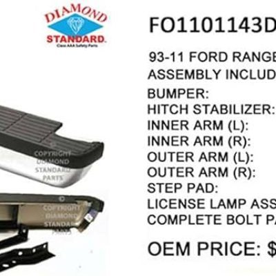 FO1101143DSC Rear Bumper Step Assembly