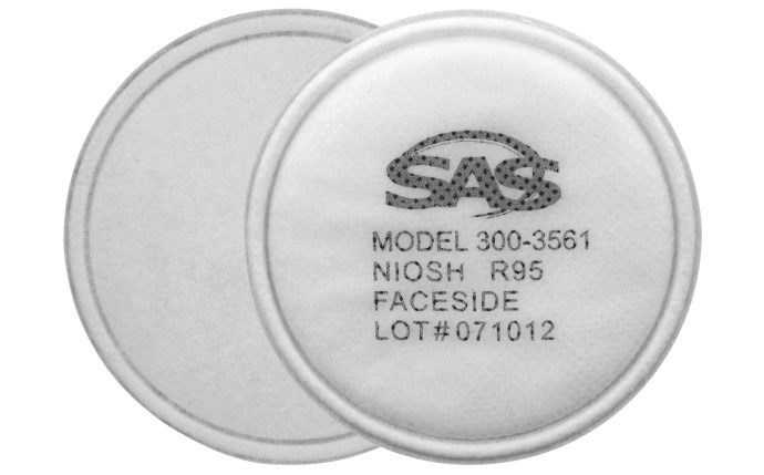 SAS Spray Mask Particulate Filters 300-1070 SAS Spray Mask Particulate Filters 300-1070