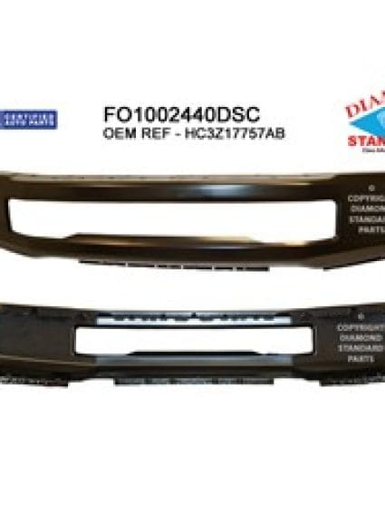 FO1002440DSC Front Bumper Face Bar