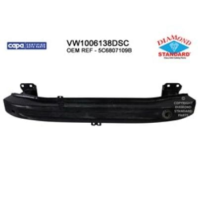 VW1006138DSC Front Bumper Impact Bar