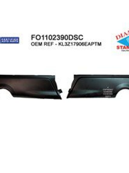 FO1102390DSC Rear Bumper Face Bar Kit