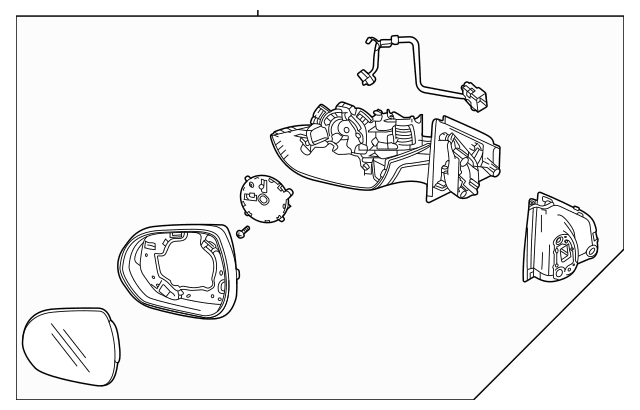 GM1321670 Mirror Power Passenger Side Heated GM1321670 Mirror Power Passenger Side Heated