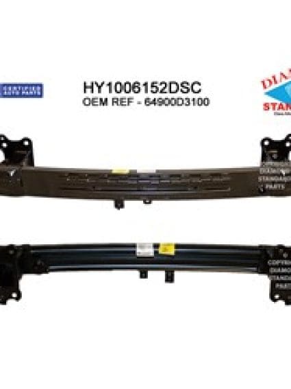 HY1006152DSC Front Bumper Impact Bar