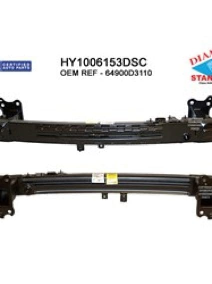 HY1006153DSC Front Bumper Impact Bar