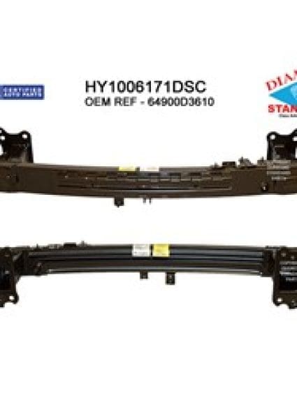 HY1006171DSC Front Bumper Impact Bar