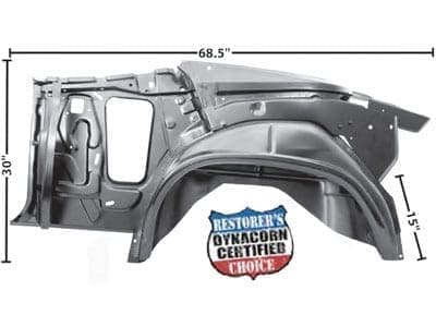 GLA1417D Repair Panels Quarter Frame Driver Side