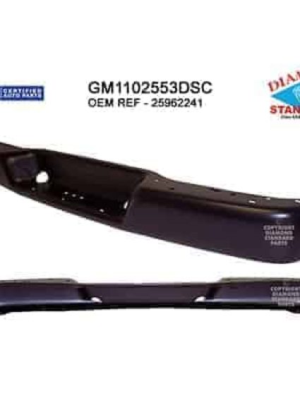 GM1102553DSC Rear Bumper Face Bar