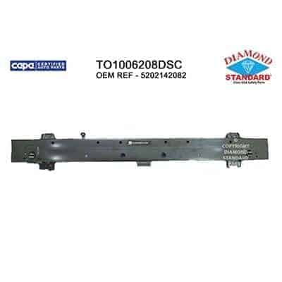 TO1006208DSC Front Bumper Impact Bar