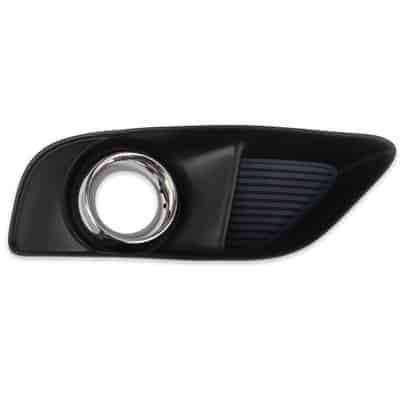 CH1039150 Passenger Side Front Bumper Fog Light Bezel