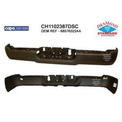 CH1102387DSC Rear Bumper Face Bar
