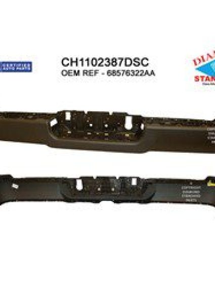 CH1102387DSC Rear Bumper Face Bar