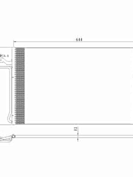 CNDDPI3438 A/C Condenser