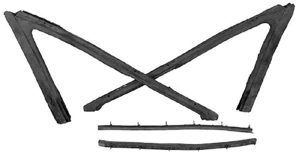 GLAM1727 Weatherstrip Rear Qtr Panel Seal Jamb GLAM1727 Weatherstrip Rear Qtr Panel Seal Jamb