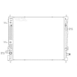 RAD13688 Cooling System Radiator RAD13688 Cooling System Radiator