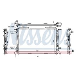 RAD3077 Cooling System Radiator RAD3077 Cooling System Radiator