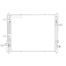 RAD3116 Cooling System Radiator RAD3116 Cooling System Radiator