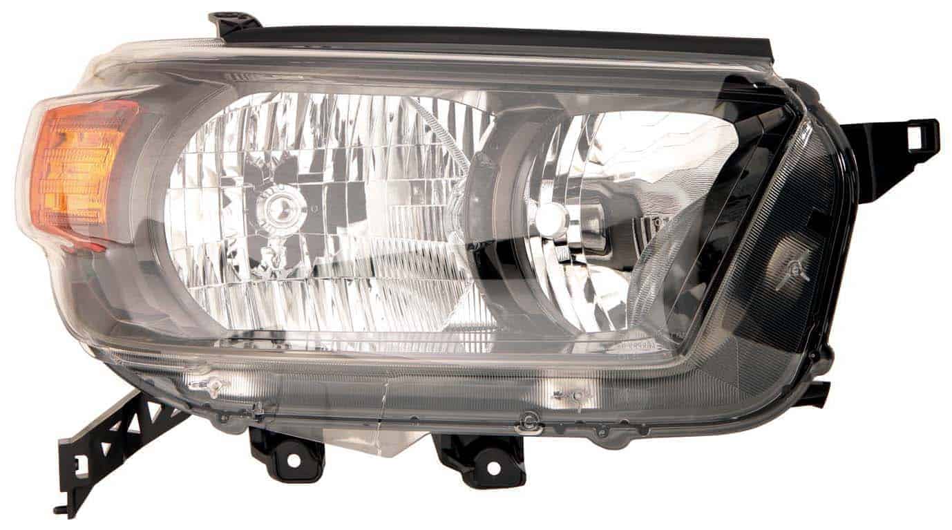 TO2519128C Passenger Side Headlight Lens and Housing TO2519128C Passenger Side Headlight Lens and Housing