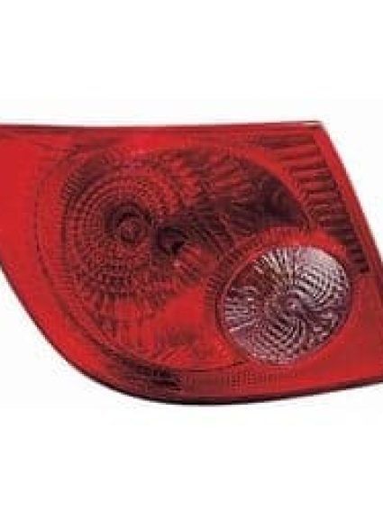 TO2800154C Driver Side Tail Light Assembly