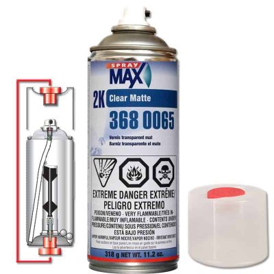 SprayMax Clear Matte 2K Areosol 3680065