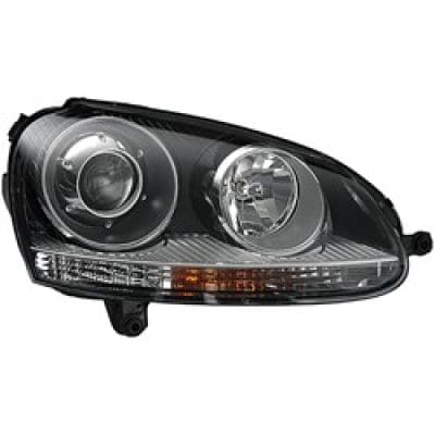 VW2503133 Passenger Side Headlight Lens and Housing